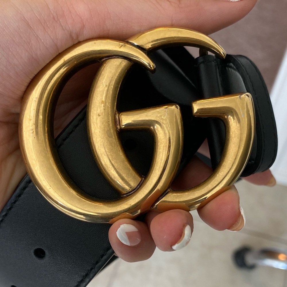 Gucci Marmont Leather Belt